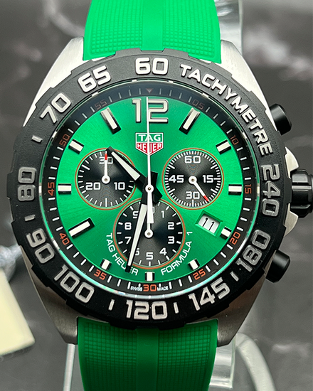 Shop Authentic Tag Heuer Formula 1 Green Dial Watch for Men - CAZ101AP.FT8056 - Luxxuri