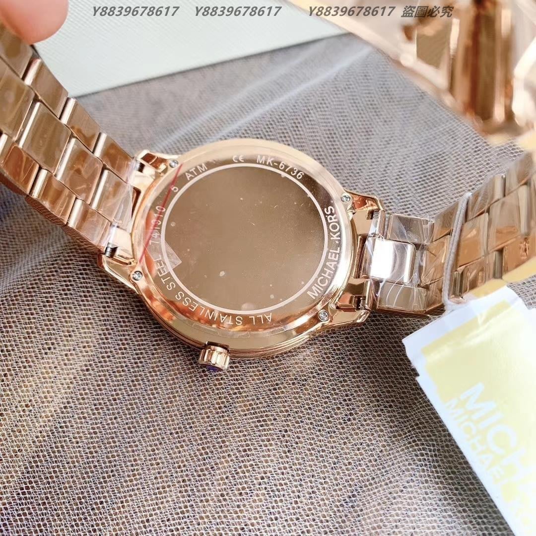  Shop Authentic Michael Kors Runway Mercer Quartz Rose Gold Dial Rose Gold Steel Strap Watch For Women - MK6736 - Luxxuri