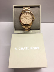  Shop Authentic Michael Kors Runway Rose Gold Dial Rose Gold Steel Strap Watch for Women - MK3336 - Luxxuri