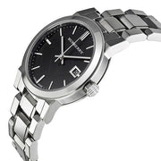  Shop Authentic Burberry The City Black Dial Silver Steel Strap Watch for Women - BU9101 - Luxxuri