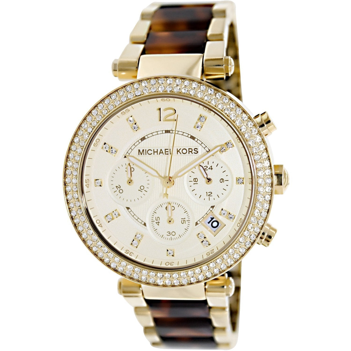  Shop Authentic Michael Kors Parker Gold Dial Two Tone Steel Strap Watch for Women - MK5688 - Luxxuri