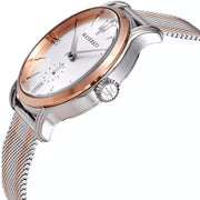  Shop Authentic Maserati Epoca Silver Dial Two Tone Mesh Bracelet Watch For Men - R8853118005 - Luxxuri