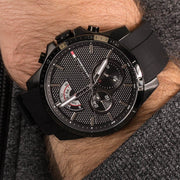  Shop Authentic Tommy Hilfiger Decker Black Dial Black Rubber Strap Watch for Men - 1791352 - Luxxuri