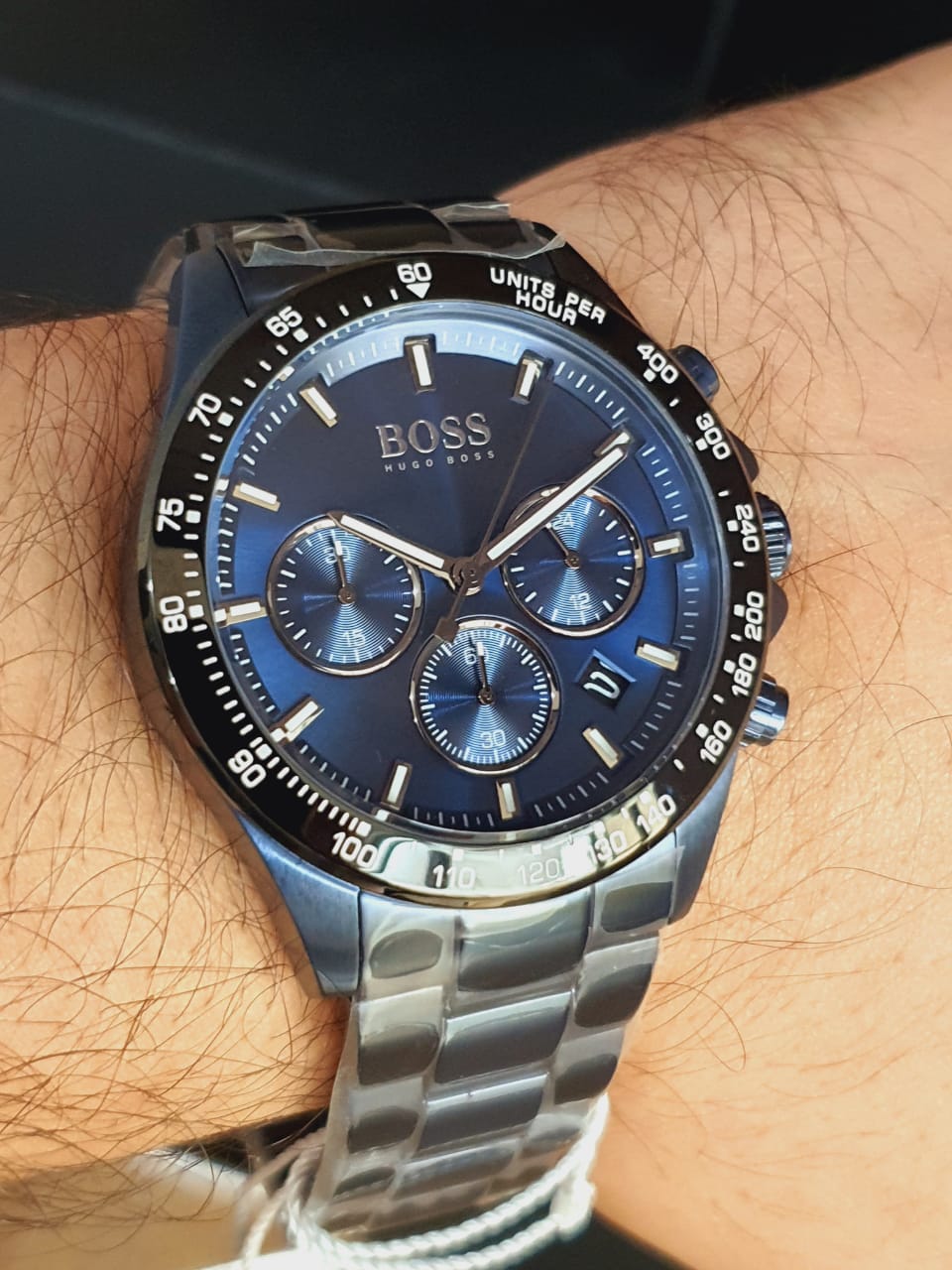  Shop Authentic Hugo Boss Hero Sport Lux Blue Dial Blue Steel Strap Watch for Men - 1513758 - Luxxuri