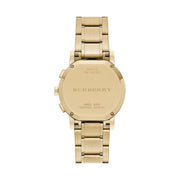  Shop Authentic Burberry The City Gold Dial Gold Steel Strap Watch for Women - BU9753 - Luxxuri
