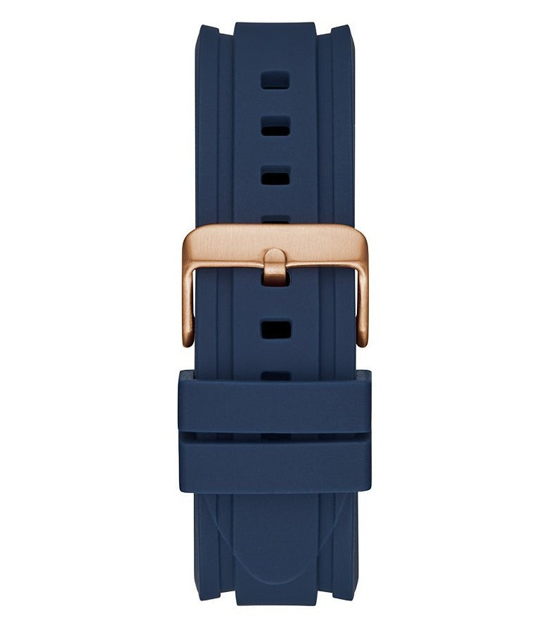 Shop Authentic Guess Commander Blue Dial Blue Rubber Strap Watch for Men - GW0211G4 - Luxxuri
