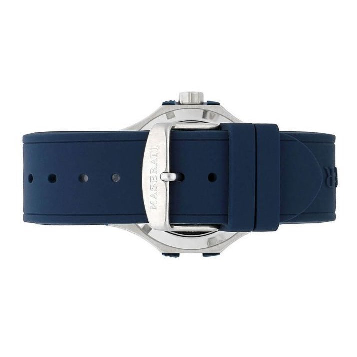  Shop Authentic Maserati Potenza Automatic Skeleton Dial Blue Rubber Strap Watch For Men - R8821108035 - Luxxuri