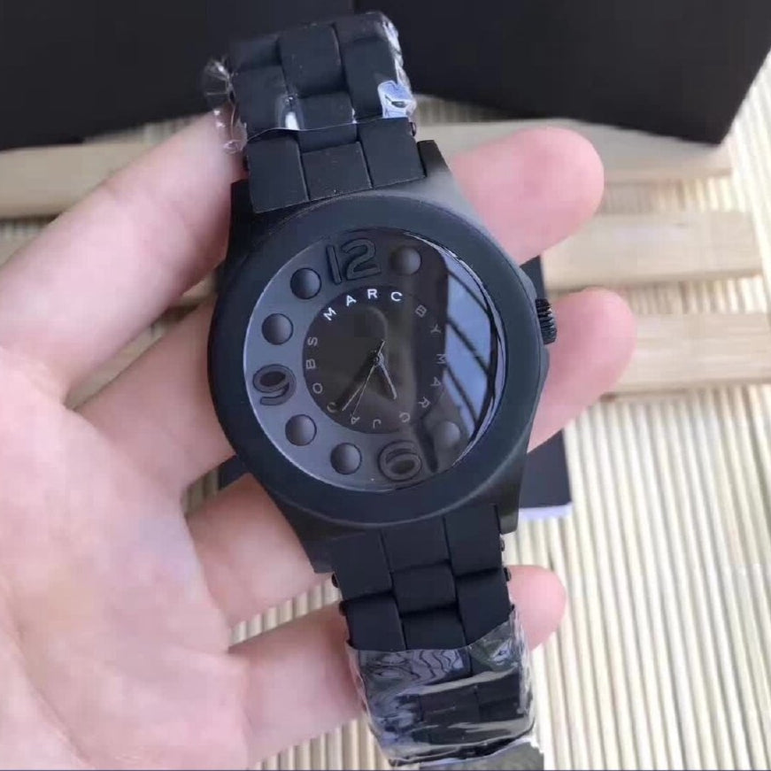 Shop Authentic Marc Jacobs Pelly Black Dial Black Silicone Strap Watch for Women - MBM2567 - Luxxuri