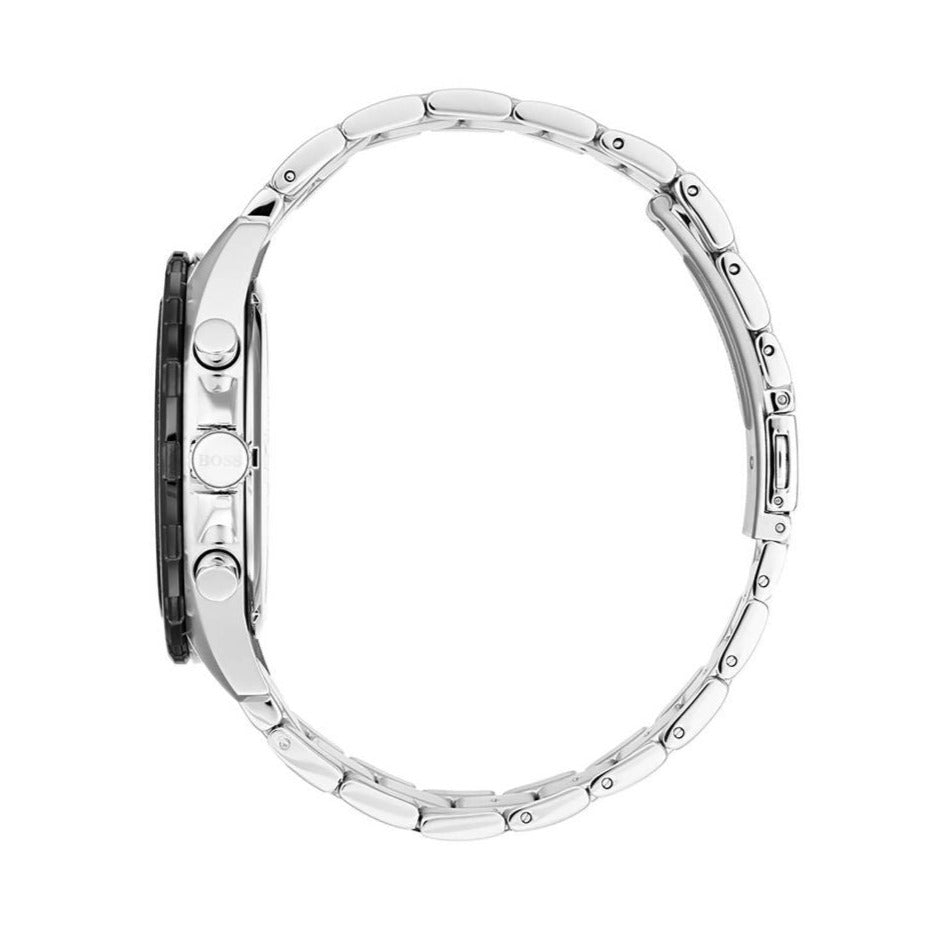  Shop Authentic Hugo Boss Intensity Chronograph Black Dial Silver Steel Strap Watch For Men - 1513680 - Luxxuri
