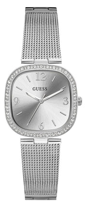  Shop Authentic Guess Tapestry Diamonds Silver Dial Silver Mesh Bracelet Watch for Women - GW0354L1 - Luxxuri