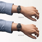  Shop Authentic Daniel Wellington Classic Sheffield Black Dial Black Leather Strap Watch For Men - DW00100127 - Luxxuri
