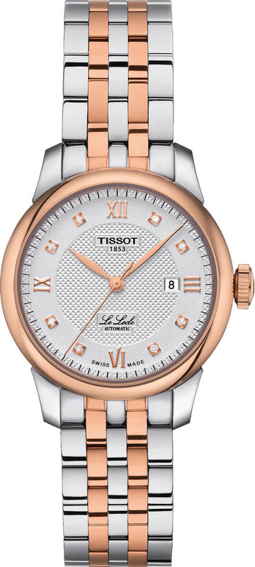  Shop Authentic Tissot T Classic Le Locle Automatic Lady Silver Dial Two Tone Steel Strap Watch For Women - T006.207.22.036.00 - Luxxuri