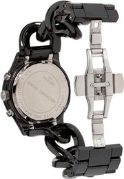  Shop Authentic Michael Kors Ceramic Black Dial Black Steel Strap Watch for Women - MK5388 - Luxxuri