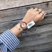  Shop Authentic Marc Jacobs Tether Transparent Rose Gold Dial Rose Gold Steel Strap Watch for Women - MBM3414 - Luxxuri