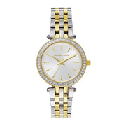  Shop Authentic Michael Kors Darci Silver Dial Two Tone Steel Strap Watch for Women - MK3405 - Luxxuri