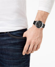  Shop Authentic Fossil Grant Chronograph Black Dial Black Leather Strap Watch for Men - FS4812 - Luxxuri