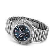  Shop Authentic Breitling Chronomat B01 42mm Blue Dial Silver Steel Strap Watch for Men - AB0134101C1A1 - Luxxuri