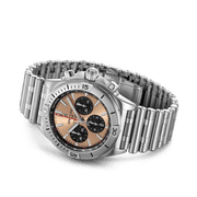  Shop Authentic Breitling Chronomat B01 42 Brown Dial Silver Steel Strap Watch for Men - AB0134101K1A1 - Luxxuri