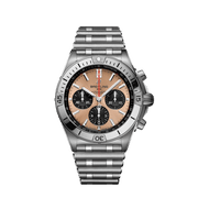  Shop Authentic Breitling Chronomat B01 42 Brown Dial Silver Steel Strap Watch for Men - AB0134101K1A1 - Luxxuri