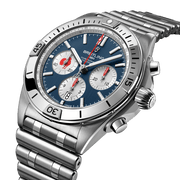  Shop Authentic Breitling Chronomat B01 42 Six Nations France Blue Dial Silver Steel Strap Watch for Men - AB0134A81C1A1 - Luxxuri
