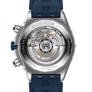  Shop Authentic Breitling Super Chronomat B01 44 Blue Dial Blue Rubber Strap Watch for Men - AB0136161C1S1 - Luxxuri