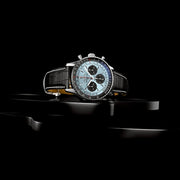  Shop Authentic Breitling Navitimer B01 Chronograph 43 Blue Dial Black Leather Strap Watch for Men - AB0138241C1P1 - Luxxuri
