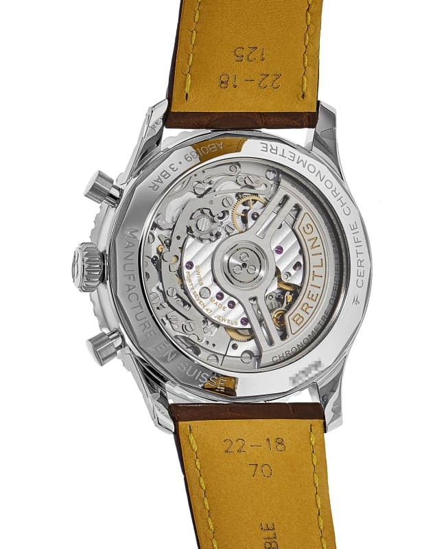  Shop Authentic Breitling Navitimer B01 Chronograph 41 White Dial Brown Leather Strap Watch for Men - AB0139211G1P1 - Luxxuri