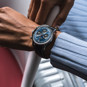  Shop Authentic Breitling Navitimer B01 Chronograph 41 Blue Dial Black Leather Strap Watch for Men - AB0139241C1P1 - Luxxuri