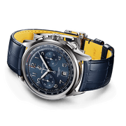  Shop Authentic Breitling Premier B01 Chronograph 42 Blue Dial Blue Leather Strap Watch for Men - AB0145171C1P2 - Luxxuri
