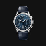  Shop Authentic Breitling Premier B01 Chronograph 42 Blue Dial Blue Leather Strap Watch for Men - AB0145171C1P2 - Luxxuri