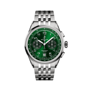  Shop Authentic Breitling Premier B01 Chronograph 42 Green Dial Silver Steel Strap Watch for Men - AB0145371L1A1 - Luxxuri