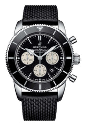  Shop Authentic Breitling Superocean Heritage B01 Chronograph 44 Black Dial Black Mesh Bracelet Watch for Men - AB0162121B1S1 - Luxxuri