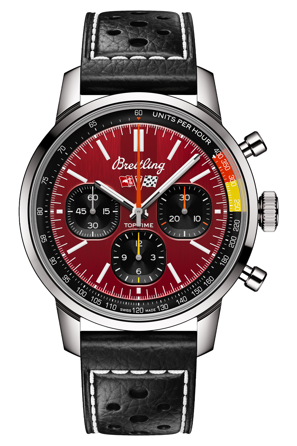  Shop Authentic Breitling Top Time B01 Chevrolet Corvette Red Dial Black Leather Strap Watch for Men - AB01761A1K1X1 - Luxxuri