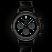  Shop Authentic Breitling Top Time B01 Deus Black Dial Black Leather Strap Watch for Men - AB01765A1B1X1 - Luxxuri