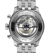  Shop Authentic Breitling Super Avi B04 Chronograph GMT 46 Tribute to Vought F4U Corsair Blue Dial Silver Steel Strap Watch for Men - AB04451A1C1A1 - Luxxuri