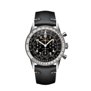  Shop Authentic Breitling Navitimer Ref. 806 1959 Re-Edition Black Dial Brown Leather Strap Watch for Men - AB0910371B1X1 - Luxxuri