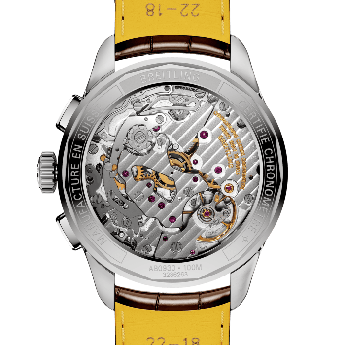 Shop Authentic Breitling Premier B09 Chronograph 40 Beige Dial Brown Leather Strap Watch for Men - AB0930F51H1P1 - Luxxuri