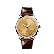  Shop Authentic Breitling Premier B09 Chronograph 40 Beige Dial Brown Leather Strap Watch for Men - AB0930F51H1P1 - Luxxuri