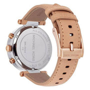  Shop Authentic Michael Kors Parker Chronograph White Dial Tan Leather Strap Watch for Women - MK5633 - Luxxuri