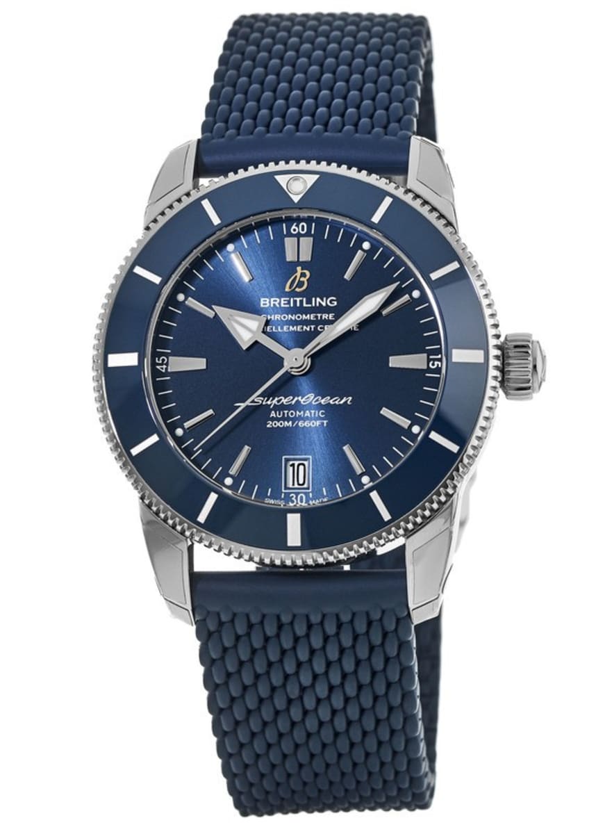  Shop Authentic Breitling Superocean Heritage B20 Automatic 42 Blue Dial Blue Mesh Bracelet Watch for Men - AB2010161C1S1 - Luxxuri