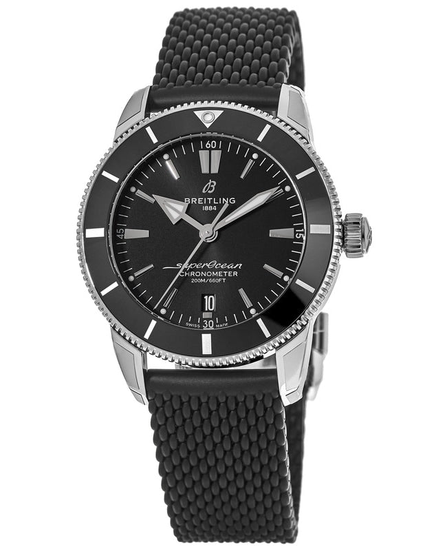 Shop Authentic Breitling Superocean Heritage B20 Automatic 44 Black Dial Black Mesh Bracelet Watch for Men - AB2030121B1S1 - Luxxuri