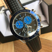  Shop Authentic Tissot V8 Alpine Carbon Chronograph Black Dial Black Leather Strap Watch For Men - T106.417.16.201.00 - Luxxuri