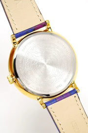  Shop Authentic Versace V-Circle The Clans Edition Silver Dial Multicolor Leather Strap Watch for Women - VE8100118 - Luxxuri