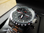  Shop Authentic Hugo Boss Aero Black Dial Black Steel Strap Watch for Men - 1513771 - Luxxuri