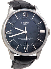  Shop Authentic Tissot Chemin Des Tourelles Powermatic 80 Black Dial Black Leather Strap Watch For Men - T099.407.16.058.00 - Luxxuri