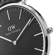  Shop Authentic Daniel Wellington Classic Cornwall Black Dial Black Nylon Strap Watch For Women - DW00100149 - Luxxuri