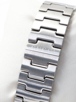  Shop Authentic Gucci G Timeless Black Dial Silver Steel Strap Watch For Men - YA126249 - Luxxuri