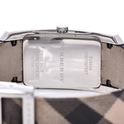 Shop Authentic Burberry Nova Check Silver Dial Two Tone Leather Strap Watch For Women - BU9404 - Luxxuri