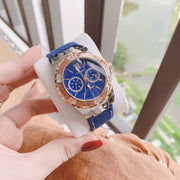  Shop Authentic Guess Limelight Quartz Analog Blue Dial Blue Denim Strap Watch For Women - W0775l10 - Luxxuri