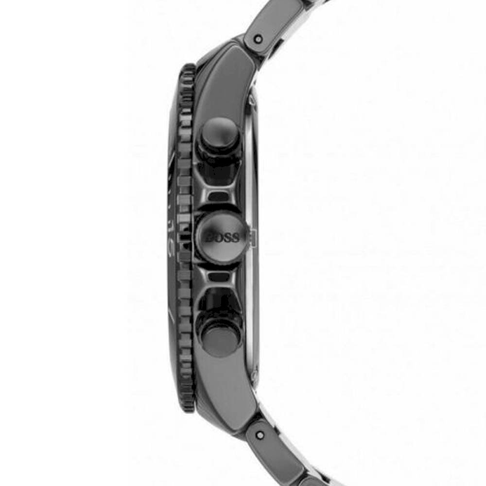  Shop Authentic Hugo Boss Ocean Edition Navy Blue Dial Black Steel Strap Watch for Men - 1513743 - Luxxuri